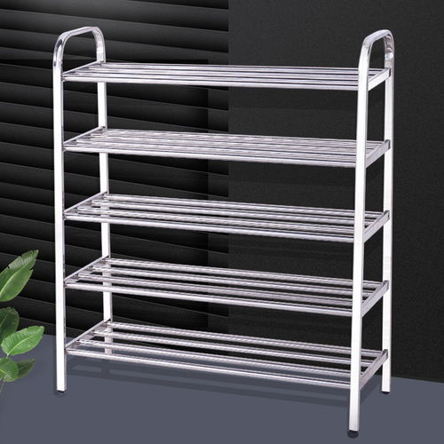 不锈钢鞋架简易家用鞋架子经济型多层收纳鞋柜子宿舍寝室防尘鞋架